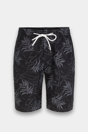 Tom Tailor - Printed Regular Linen Bermuda